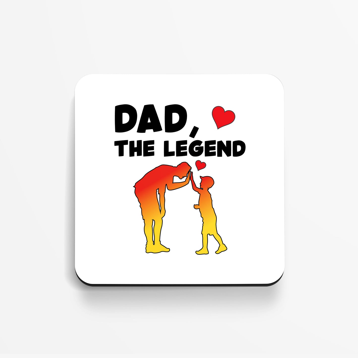 Dad, The Legend Coaster – Celebrating Legendary Dads with a Heartwarming Gift