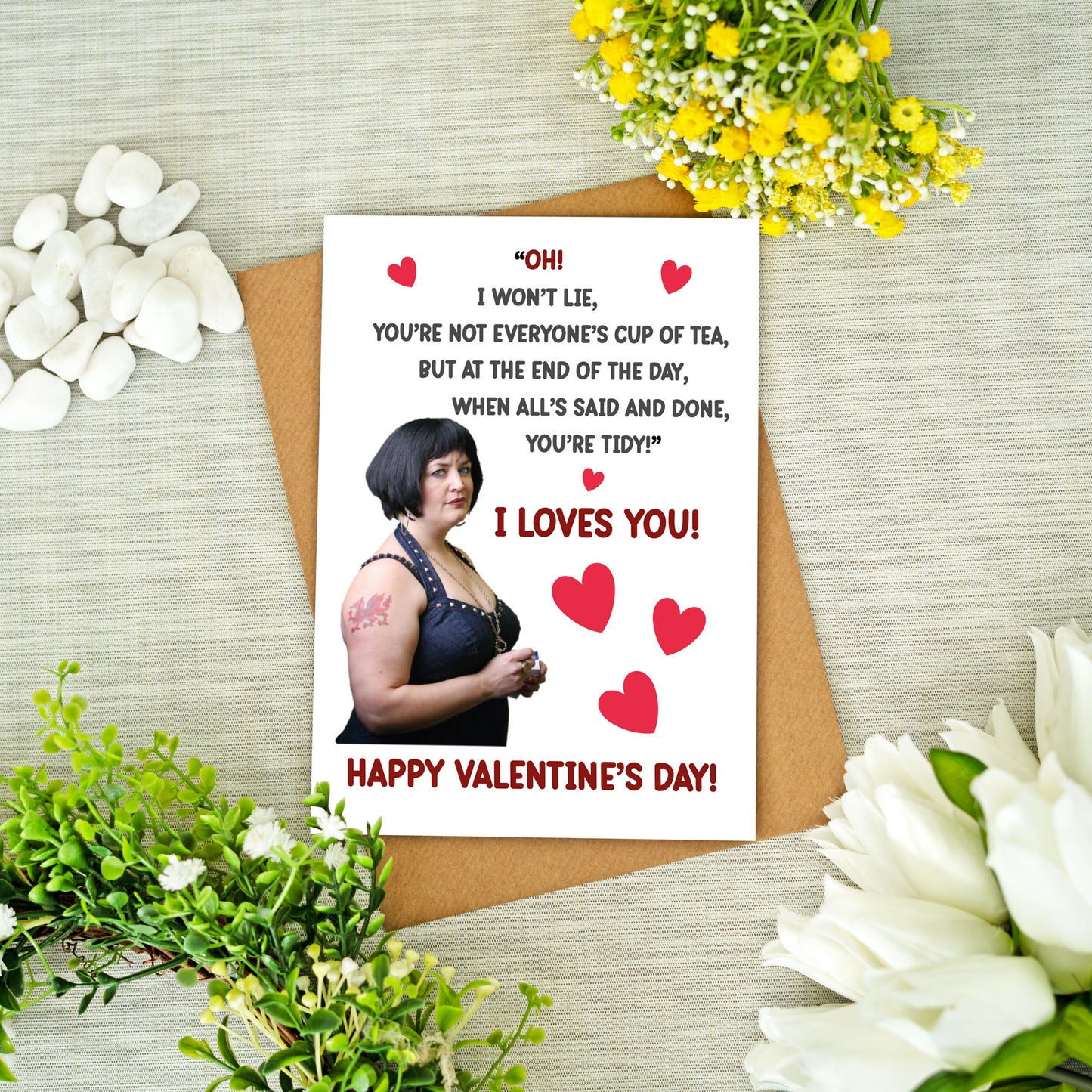 Funny Nessa Valentine’s Day Card