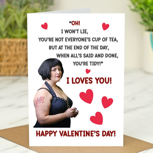 Funny Nessa Valentine’s Day Card