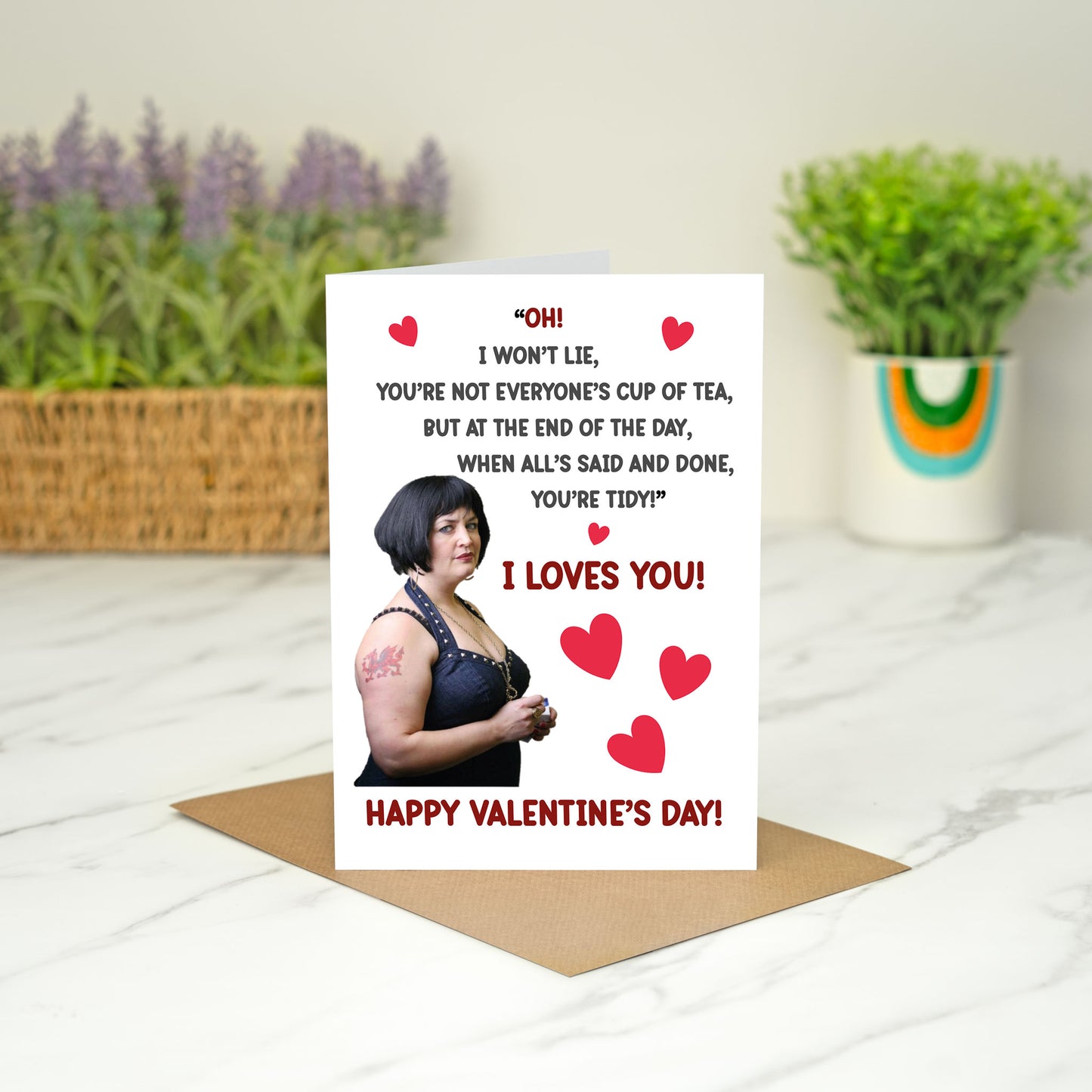 Funny Nessa Valentine’s Day Card