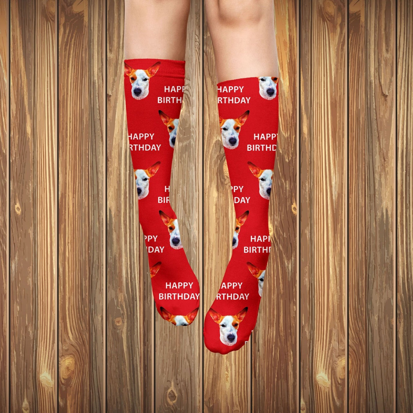 Happy Birthday Dog Lovers Socks