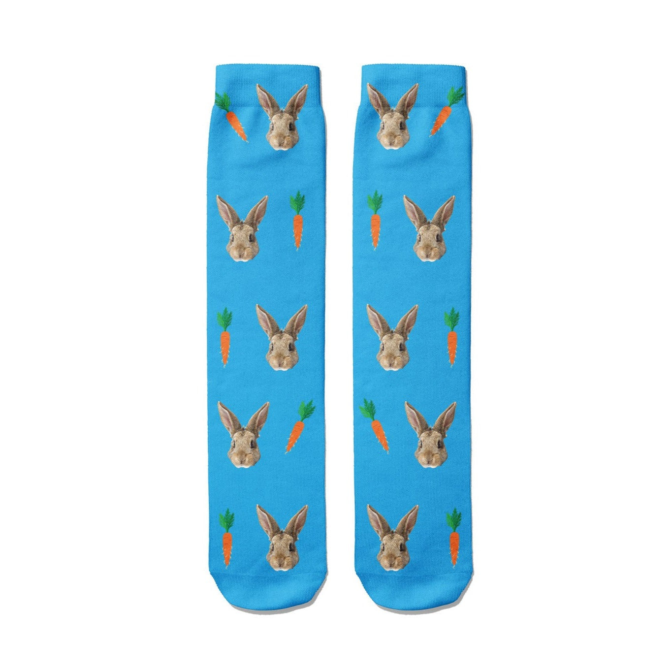 Bunny & Carrot Personalised Socks