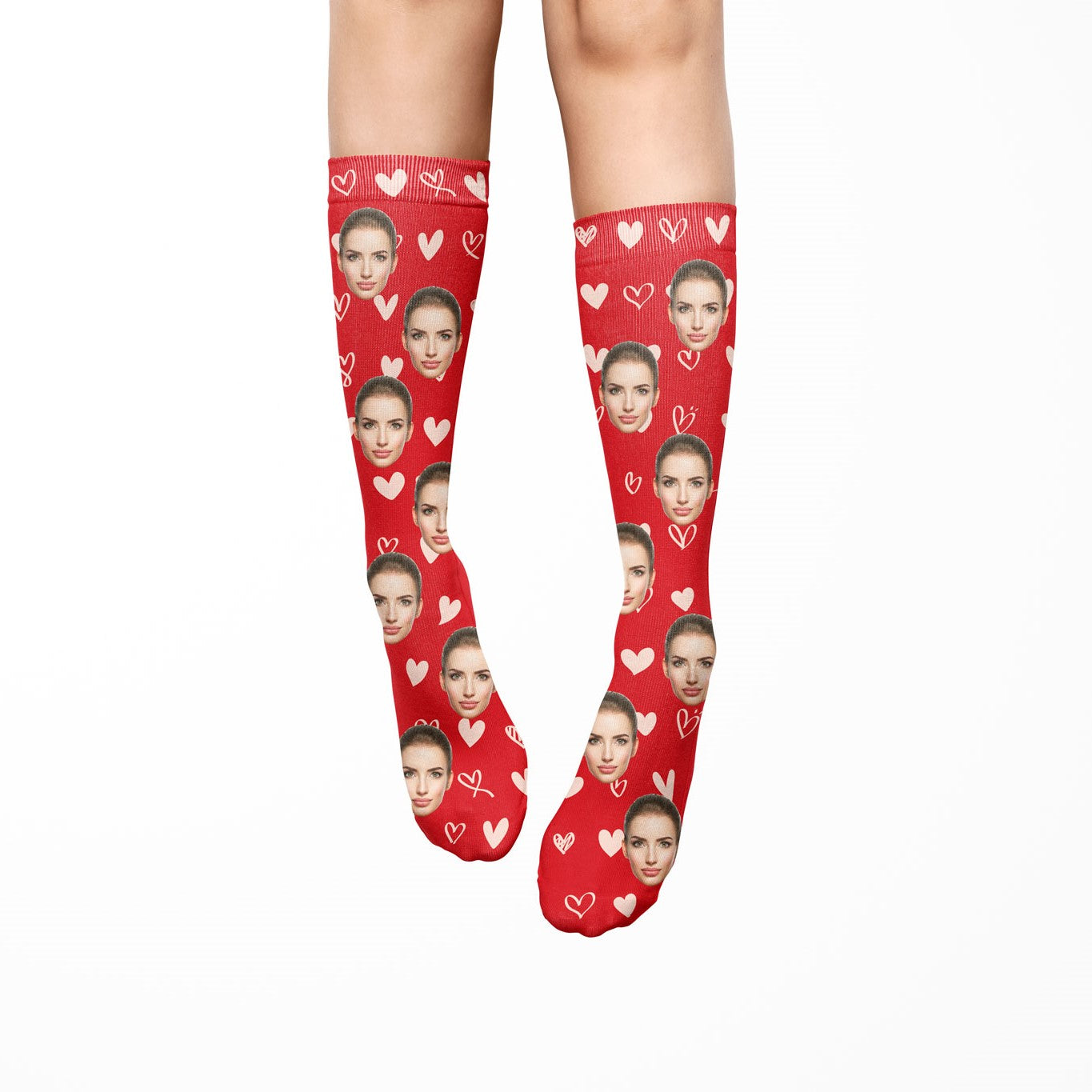 Love Heart Pattern Socks