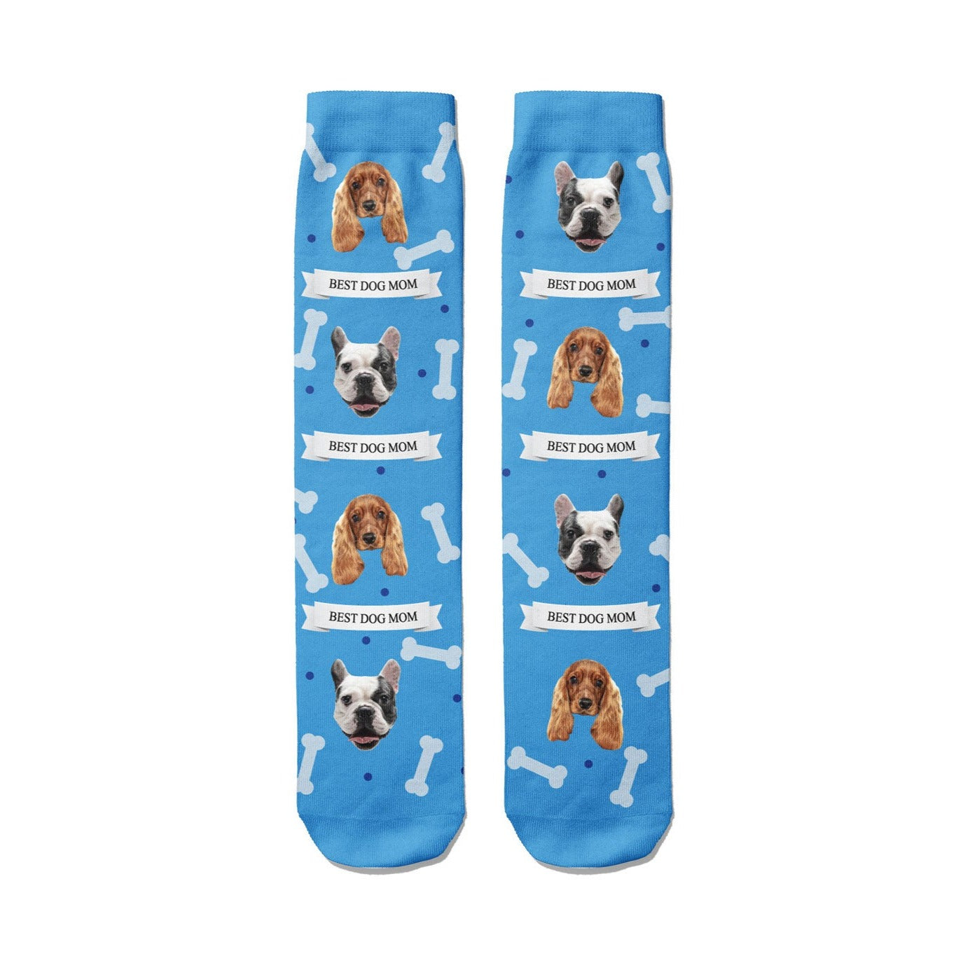 Best Dog Mom Personalised Socks