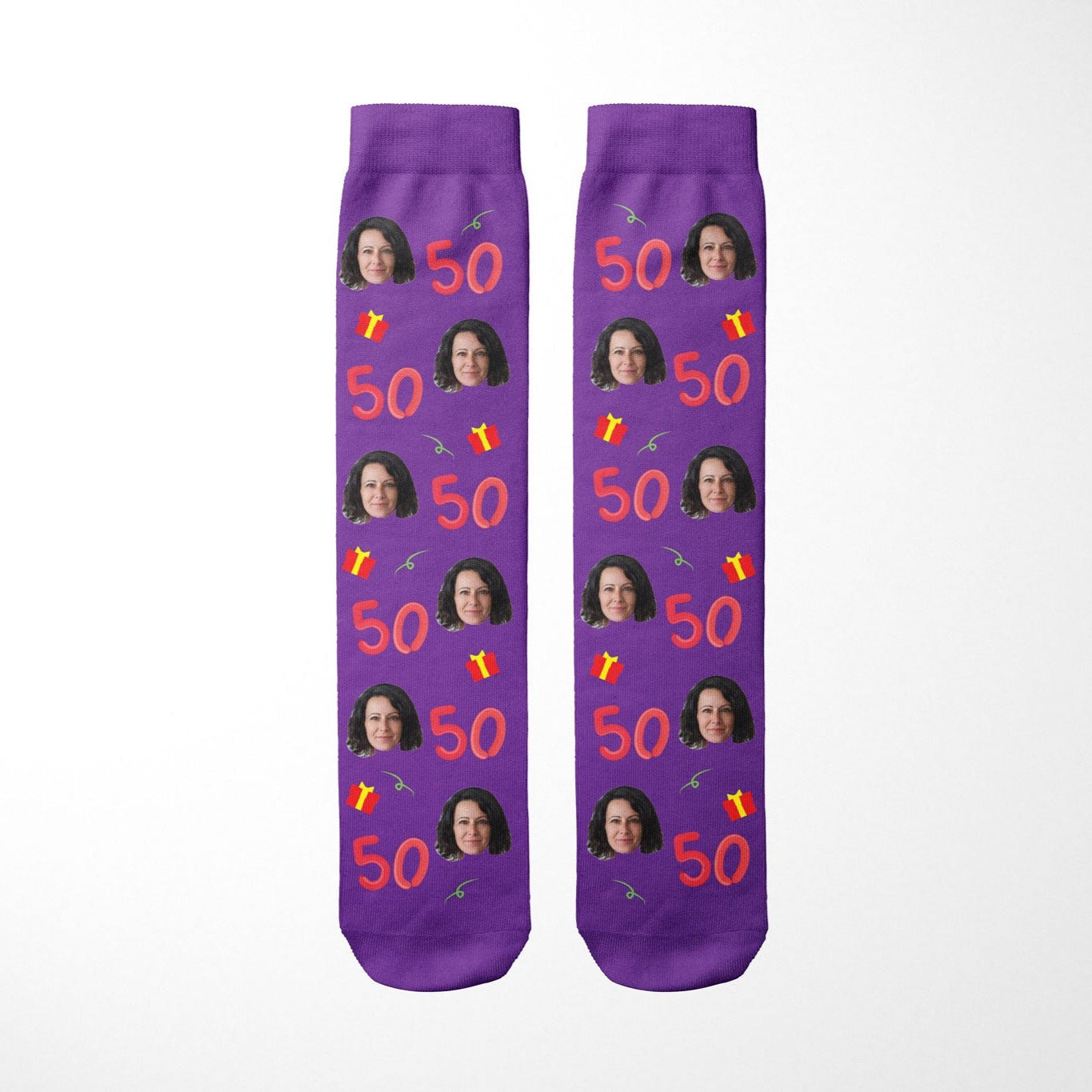 50th! Personalised Socks