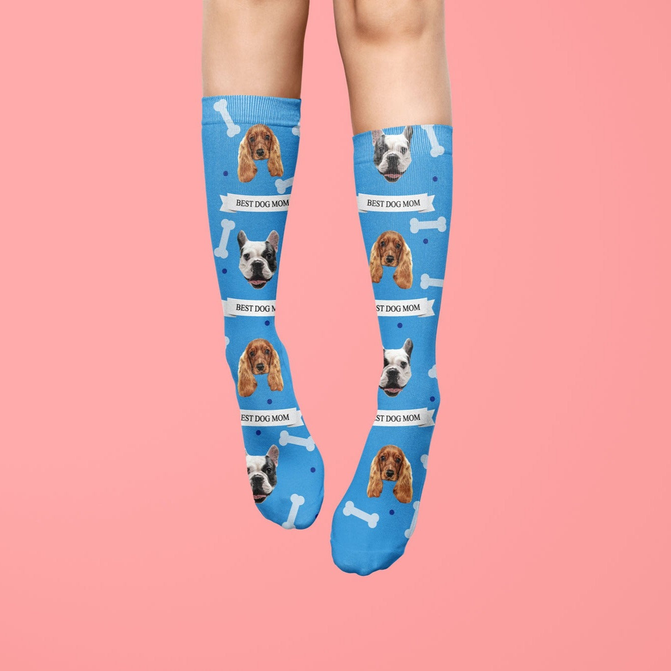 Best Dog Mom Personalised Socks