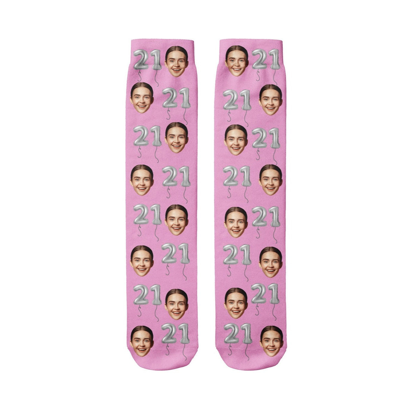 21st! Personalised Socks