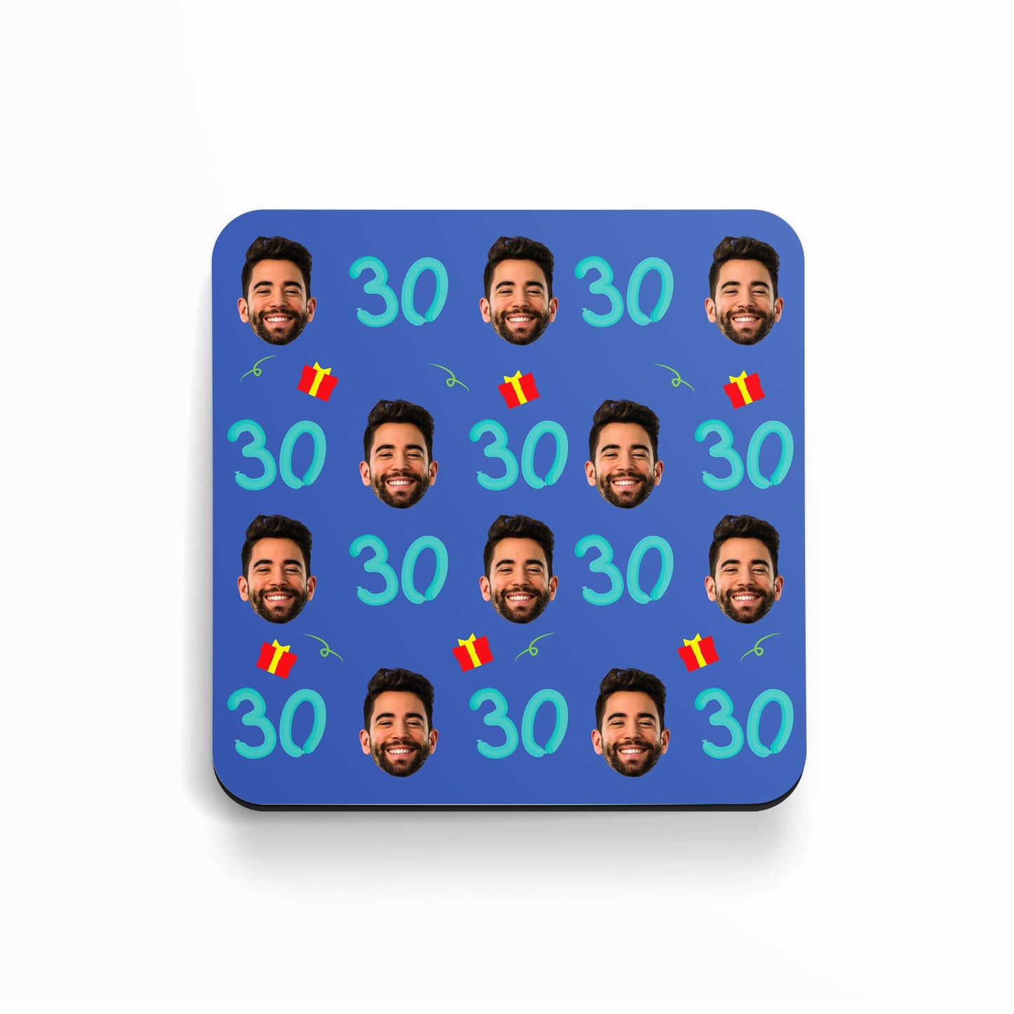 30th Custom Photo Coaster